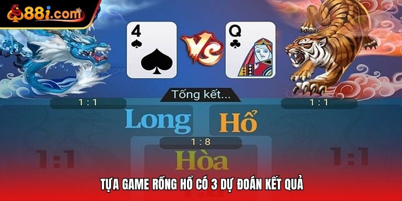 Tựa game Rồng Hổ có 3 dự đoán kết quả