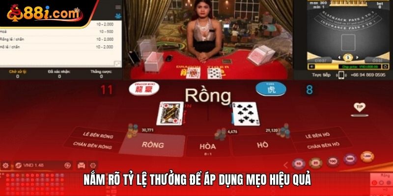 Nắm rõ tỷ lệ thưởng để áp dụng mẹo hiệu quả